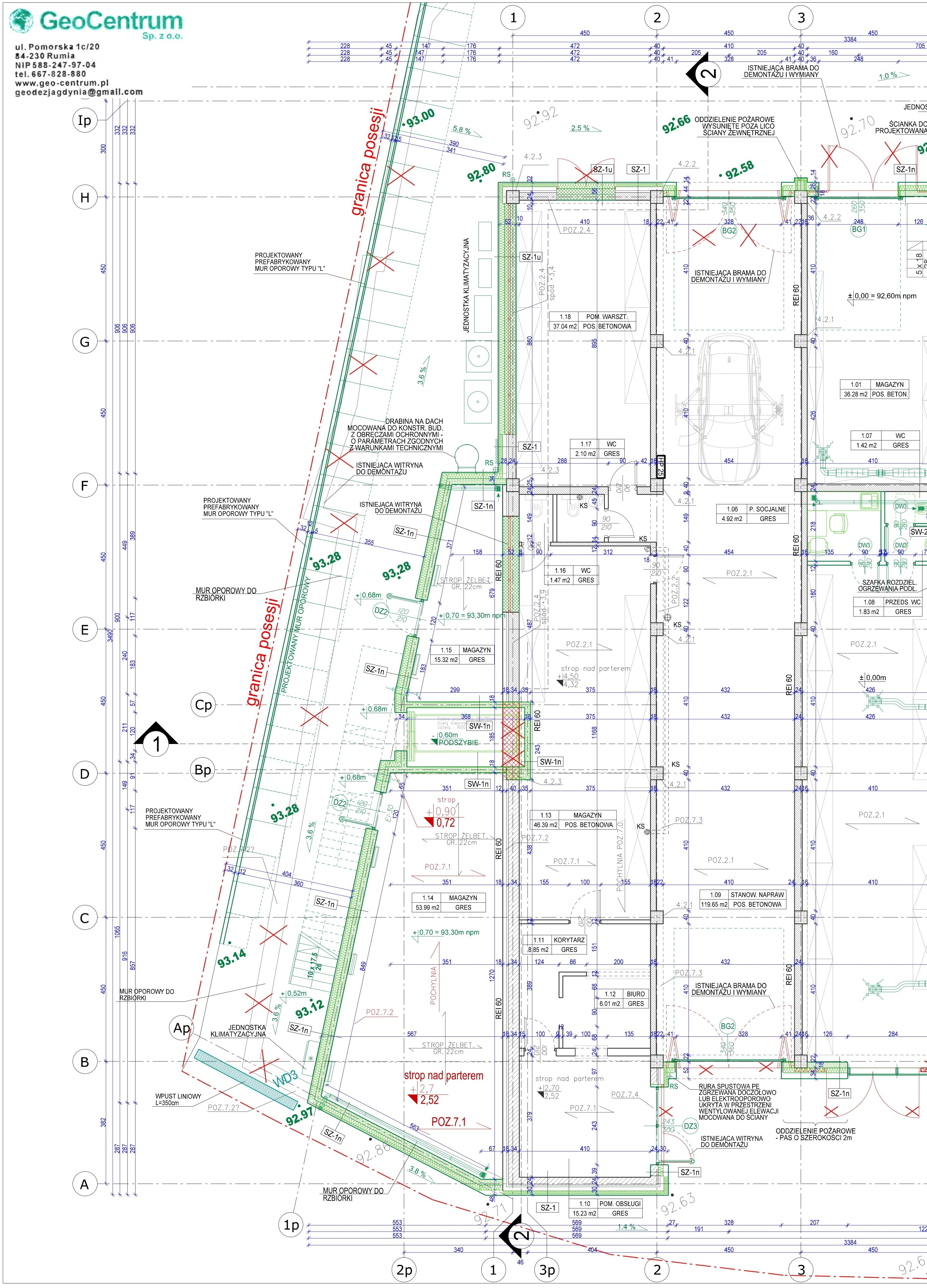 Geodezyjna obsługa inwestycji.