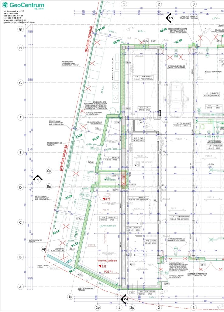 Geodezyjna obsługa inwestycji.