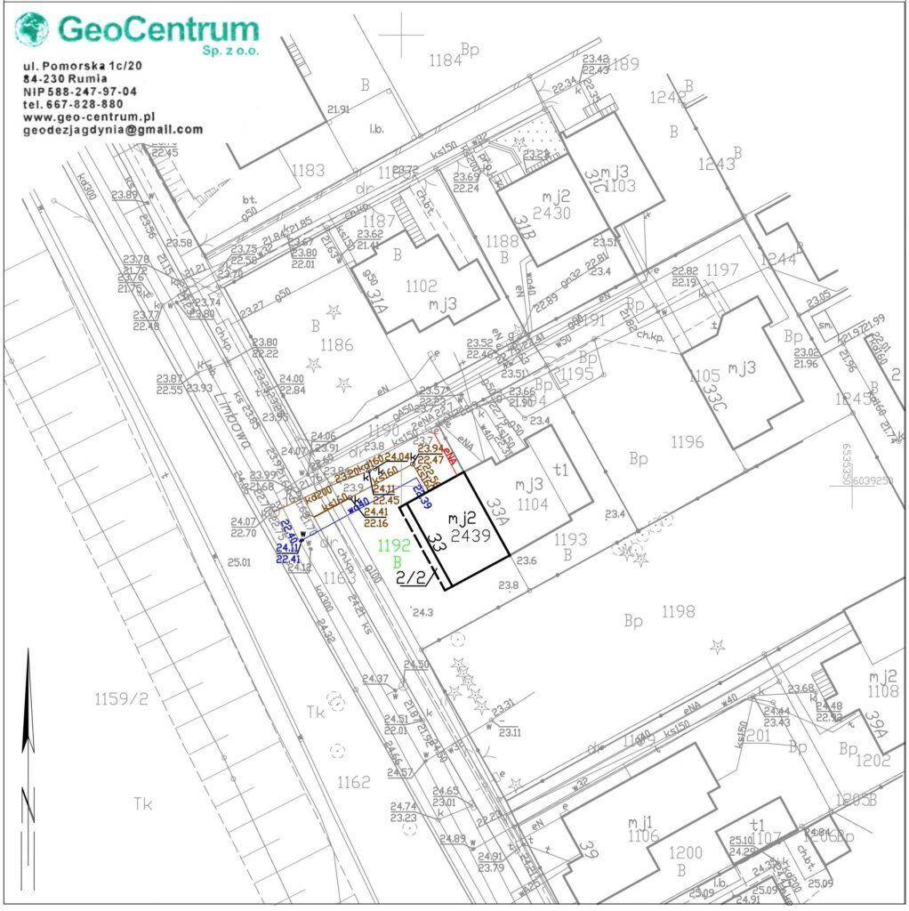 Geodezyjny pomiar powykonawczy.