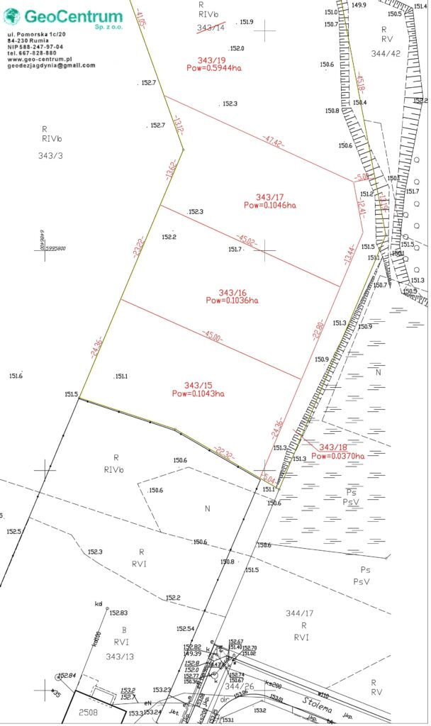 Podział nieruchomości gruntowej.